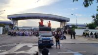 Ribuan Buruh FSPMI Pastikan Kembali Kepung PT. Yamaha Music Manufacturing Asia Pekan Depan