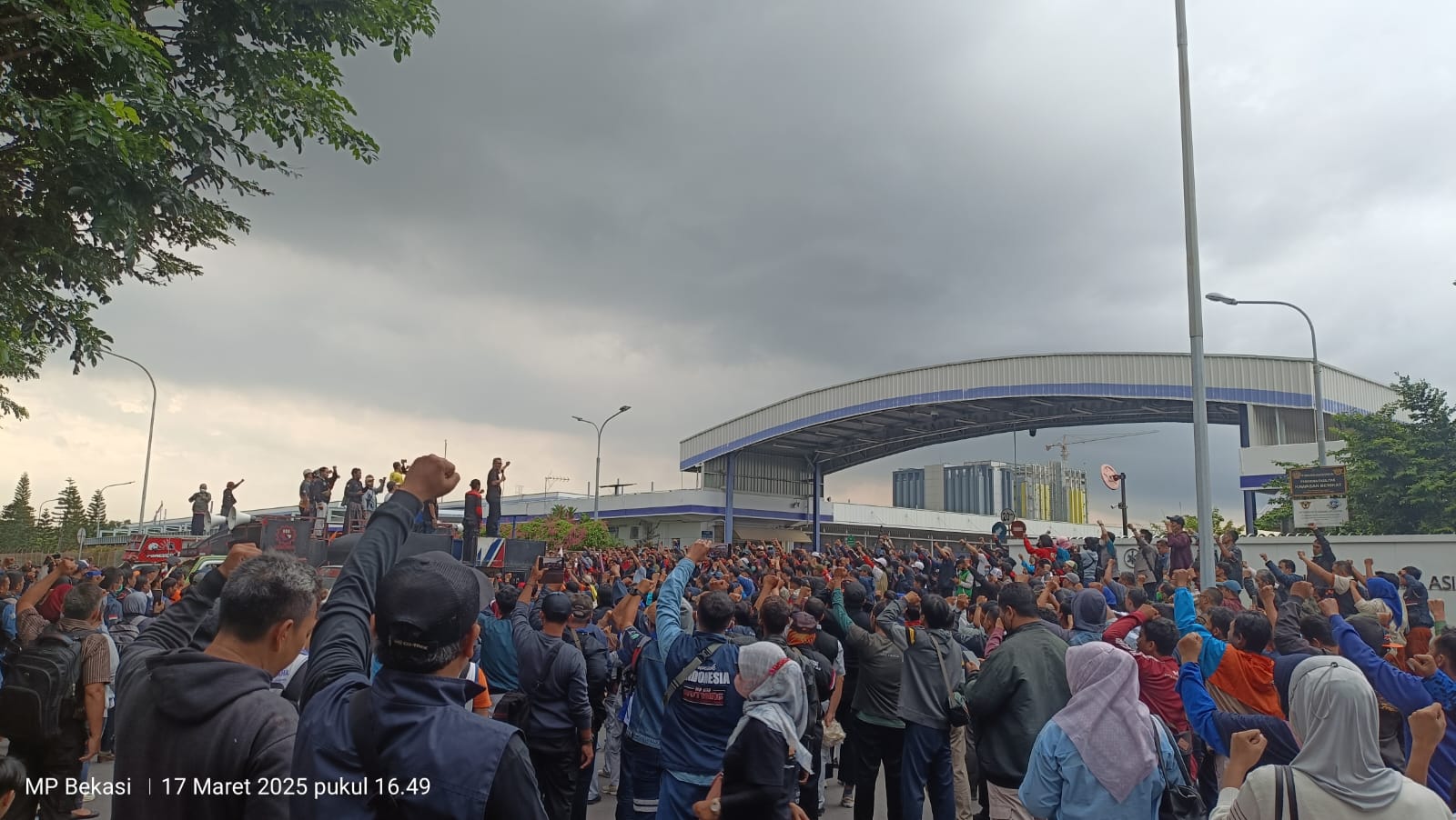 PT. Yamaha Music Manufacturing Asia Kembali Didatangi Ribuan Buruh Bekasi