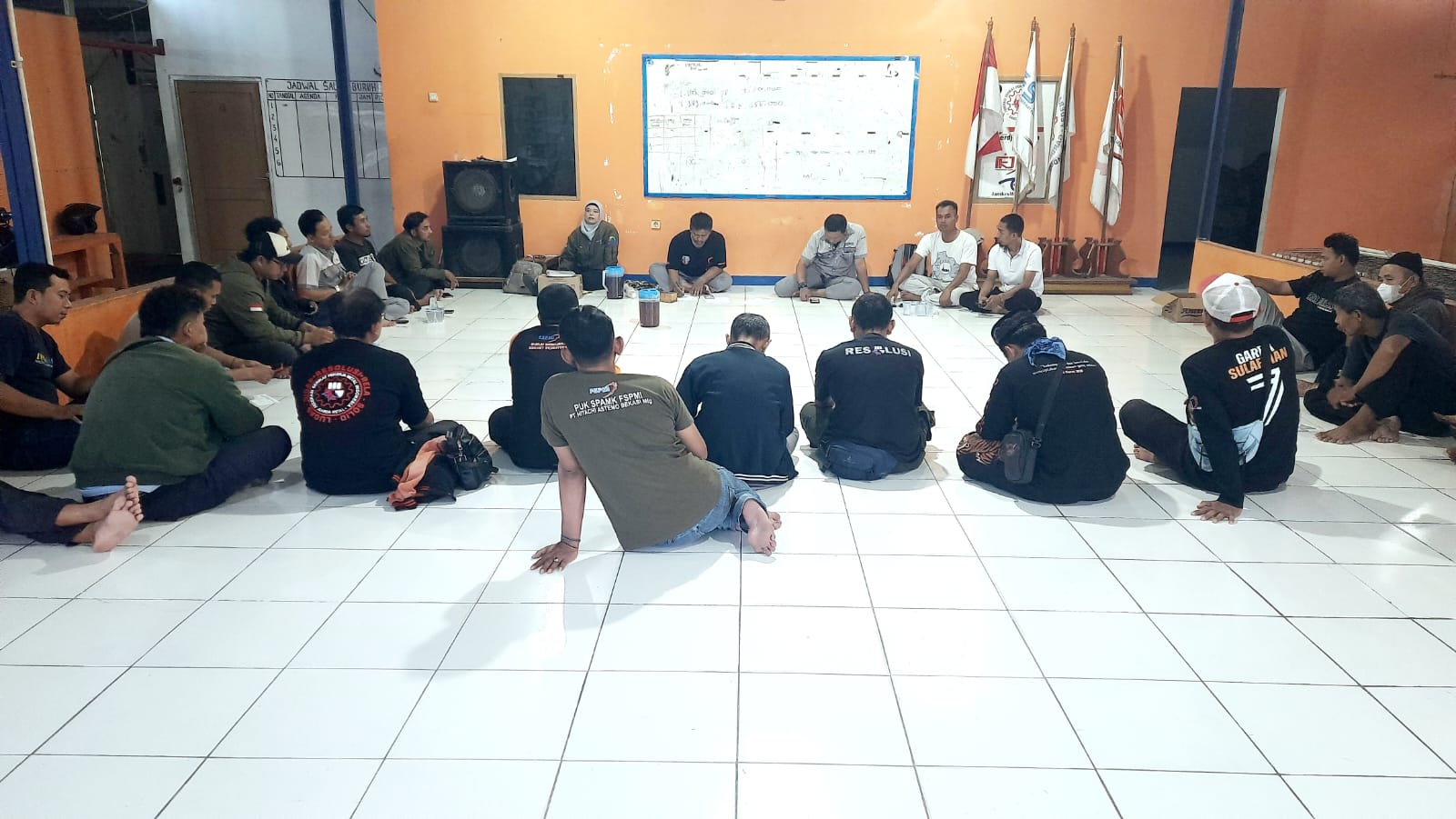 Jelang Latsar XX Bekasi, Garda Metal Area Jababeka Adakan Ratin Sekaligus Buka Bersama