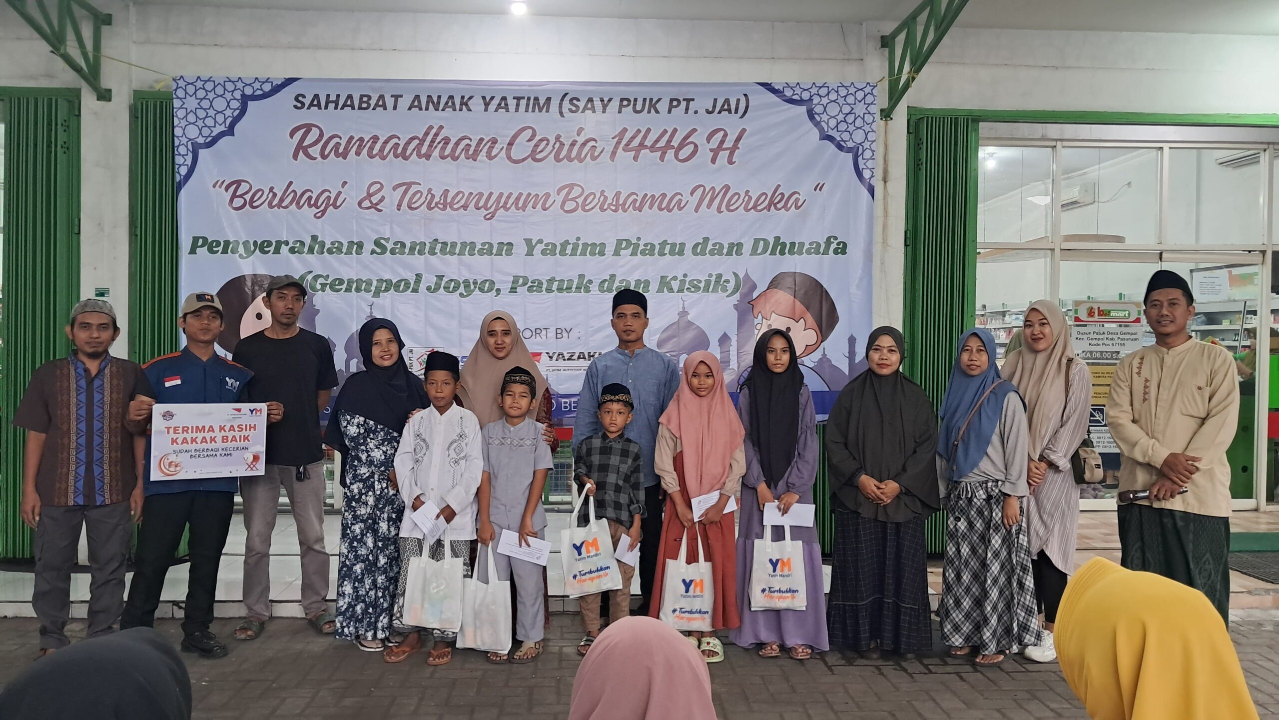 Santunan Anak Yatim dan Dhuafa: Wujud Kepedulian Sosial PUK JAI untuk Tiga Dusun