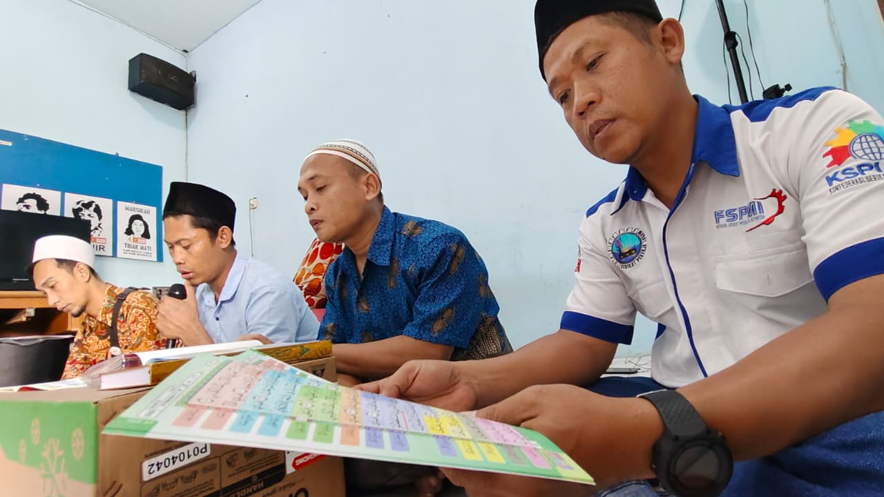 Garda Metal Sidoarjo Gelar Khotmil Quran di Kantor PC SPL FSPMI