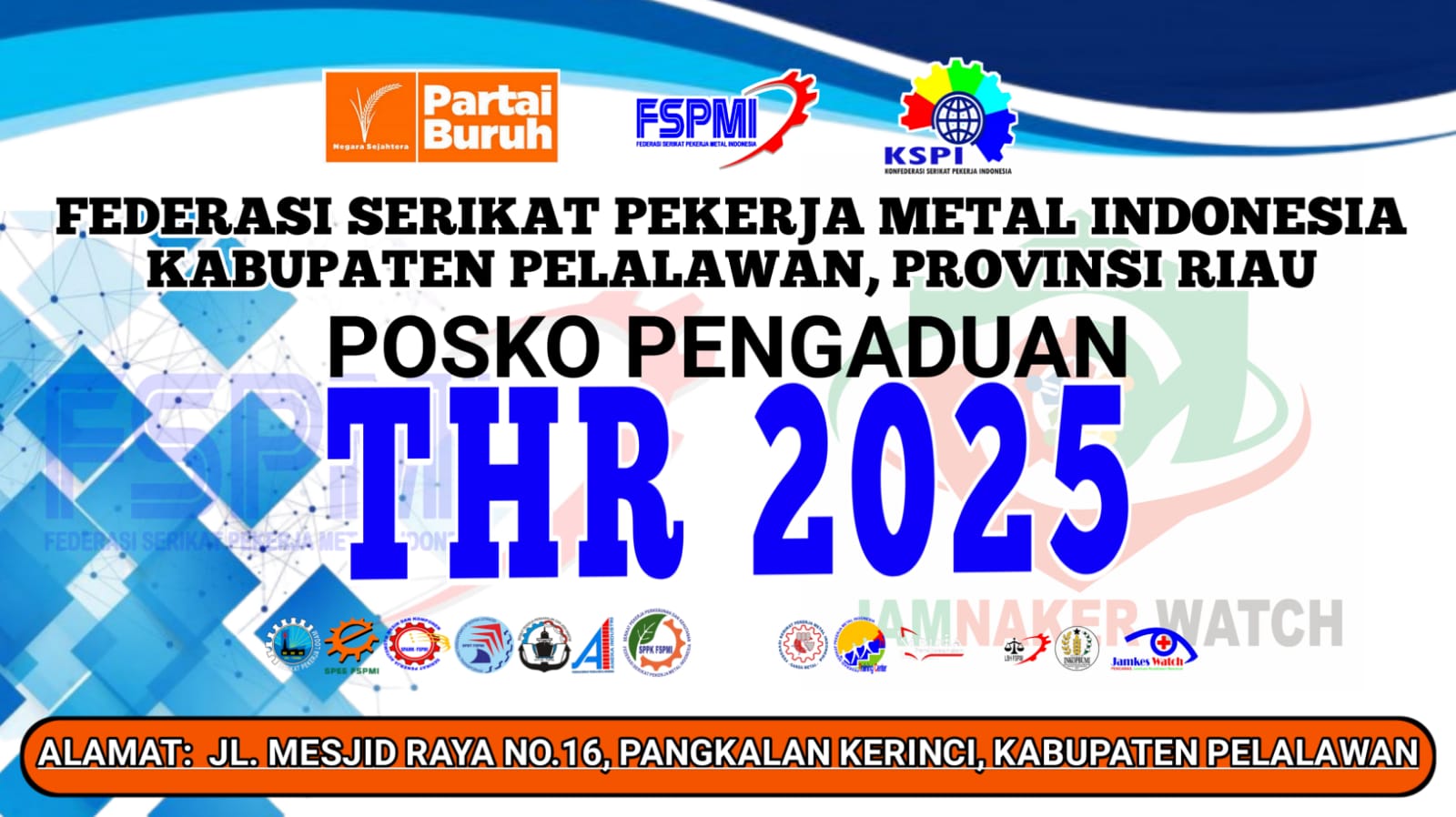 Jelang Idul Fitri 1446 H, FSPMI Riau Resmi Buka Posko Pengaduan THR