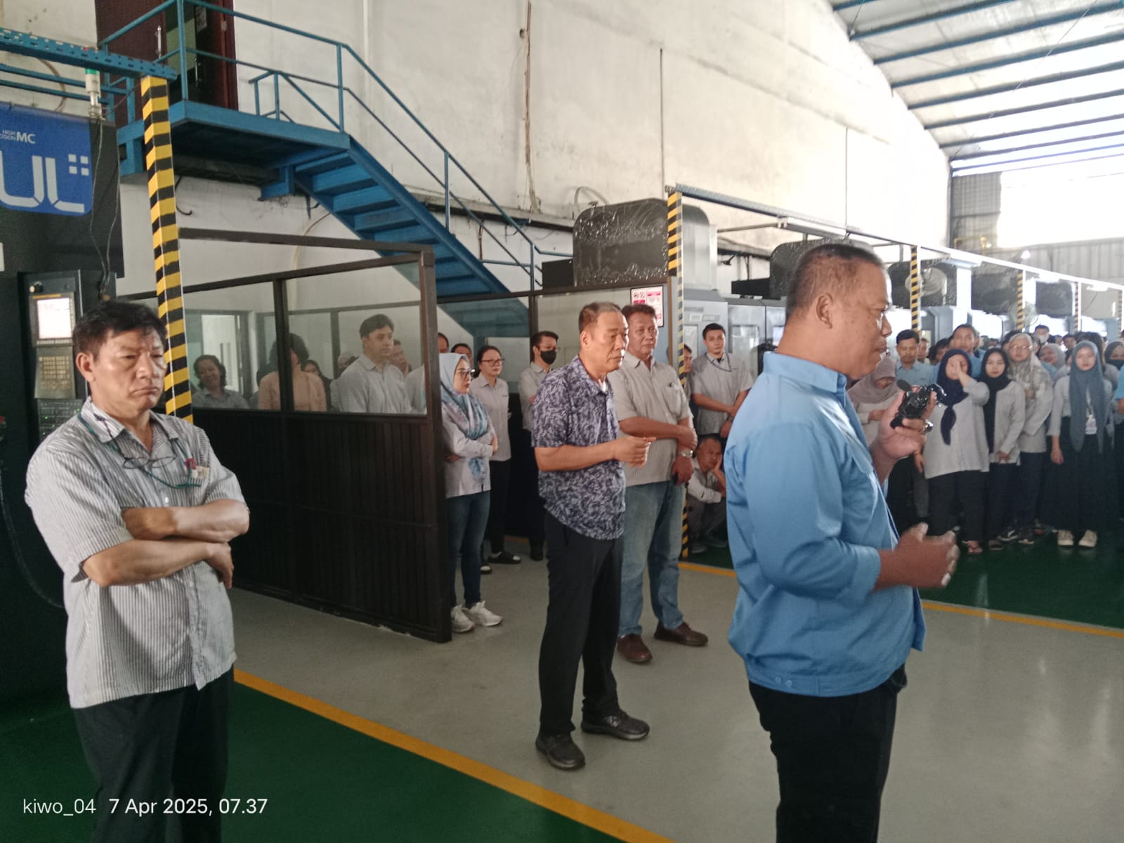 Ketua Serikat Pekerja FSPMI PT. ACMI Ajak Karyawan Tingkatkan Semangat dan Etos Kerja