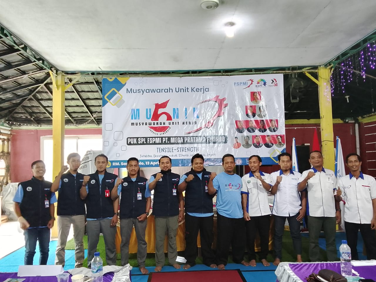 Susunan Pengurus Baru PUK SPL FSPMI PT MEGA PRATAMA FERINDO periode 2025 – 2029