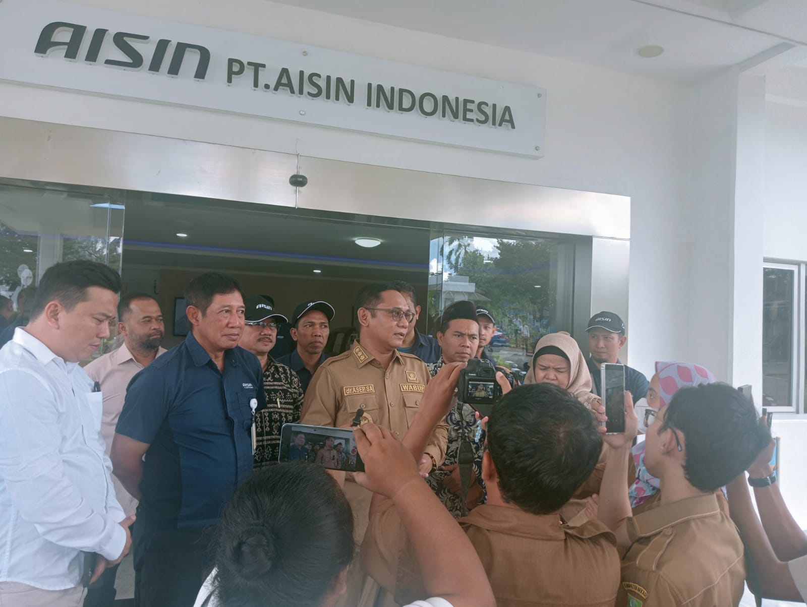 Setelah Kunjungi PT. Epson, Wakil Bupati Bekasi Datangi PT Aisin Indonesia