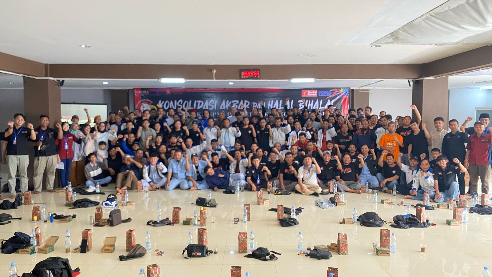 PUK SPAMK  FSPMI PT. Meiwa Kogyo Indonesia Gelar Konsolidasi Akbar dan Halal Bihalal