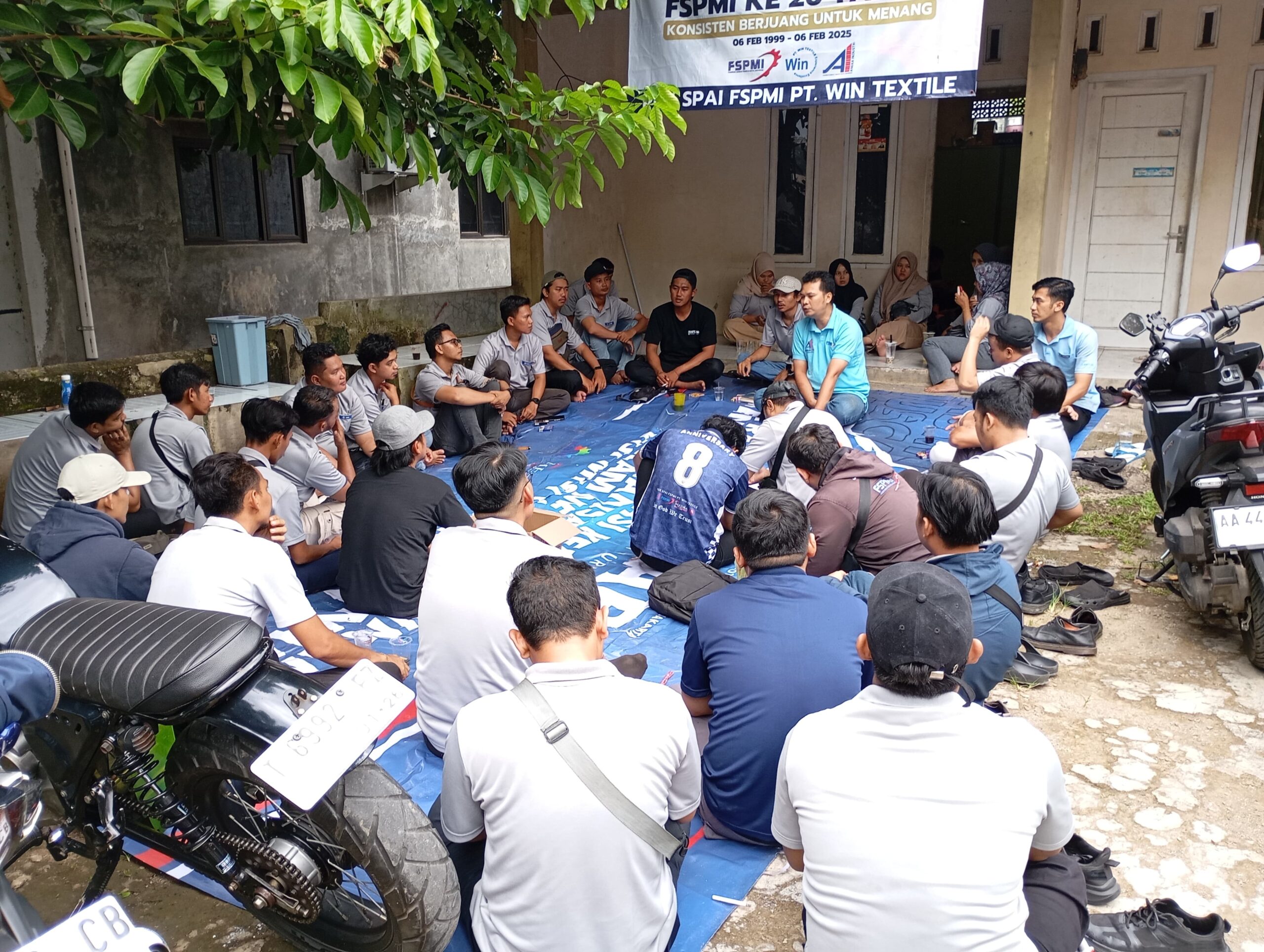 Konsolidasi Anggota PUK SPAI FSPMI PT. Win Textile: Siapkan Kekuatan Massa untuk Mayday di GBK Bersama Presiden