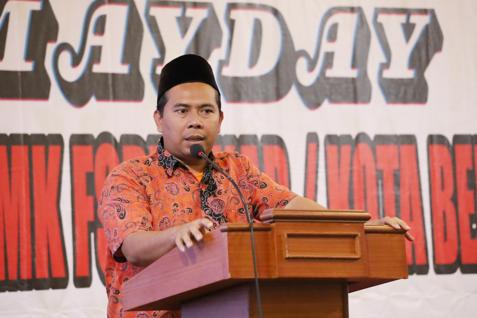 Dewan Surohman Hadiri Konsolidasi dan Halal Bihalal PC SPAMK FSPMI Bekasi