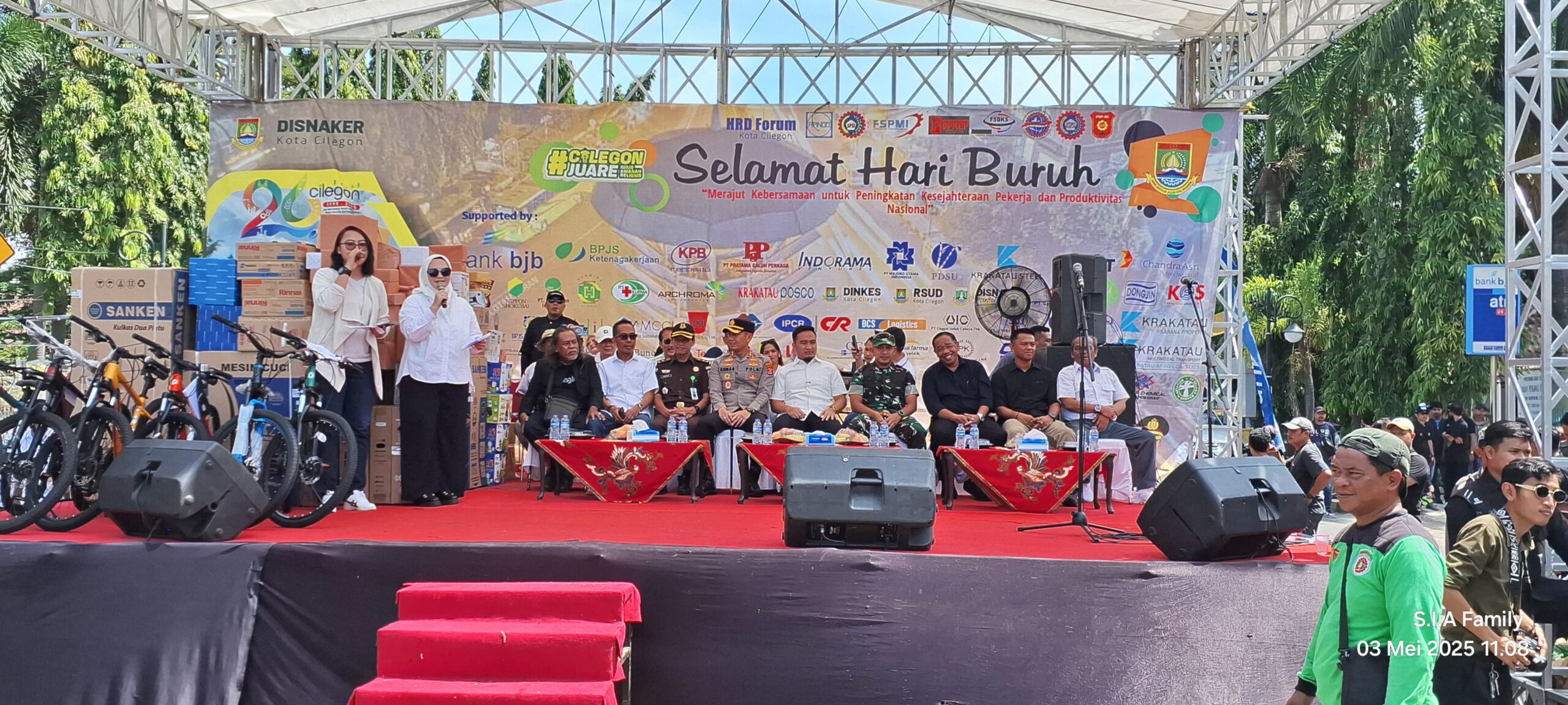 Peringati Hari Buruh Internasional, Pemerintah Kota Cilegon Gelar Acara Meriah