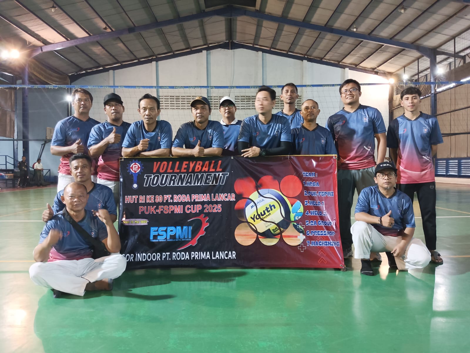 Pembukaan Turnamen Bola Voli PUK CUP 2025, Ketua PUK Ingatkan Semangat Juang Dan Sportifitas