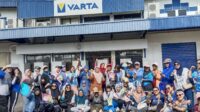 PUK FSPMI PT VARTA Gelar Senam Sehat Penuh Keceriaan