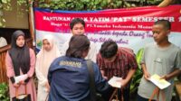 Bersama Penyantun Anak Yatim, FSPMI PT YIMM Kembali Gelar Santunan