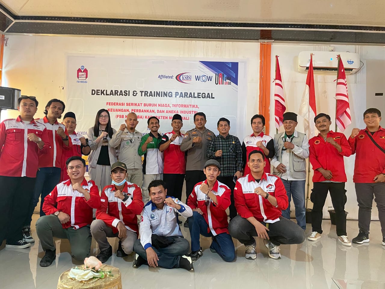 FSB NIKEUBA Kabupaten Morowali Deklarasikan 9 Unit Kerja di Kawasan IMIP