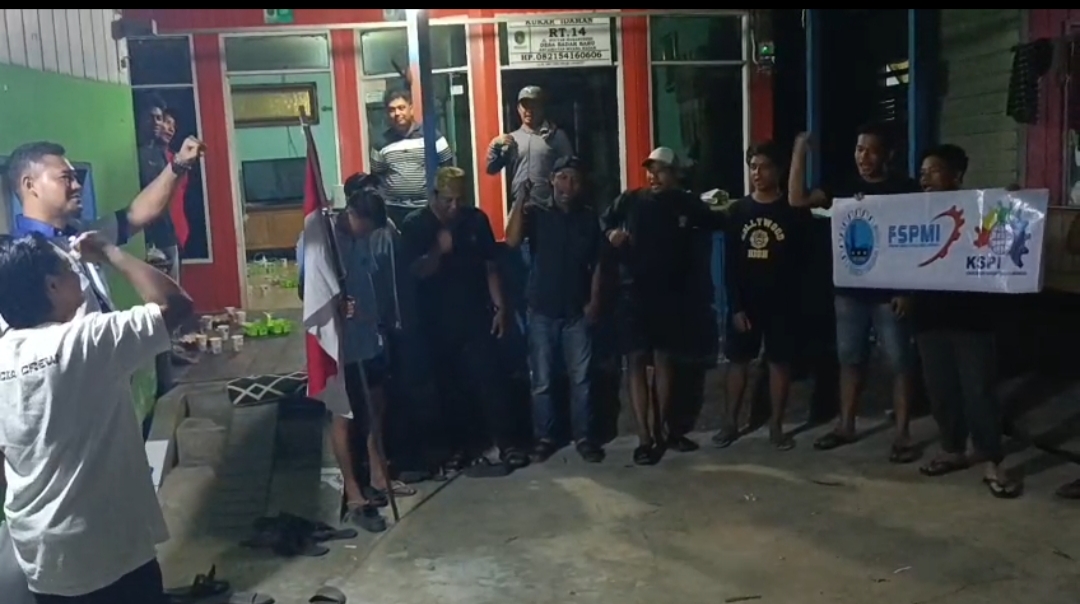 PC SPL FSPMI Kutai Kartanegara Lantik 7 PUK Baru di Kecamatan Muara Badak dan Marangkayu