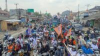 Sambangi KP3B, Buruh Kabupaten Serang  Konvoi Bersama