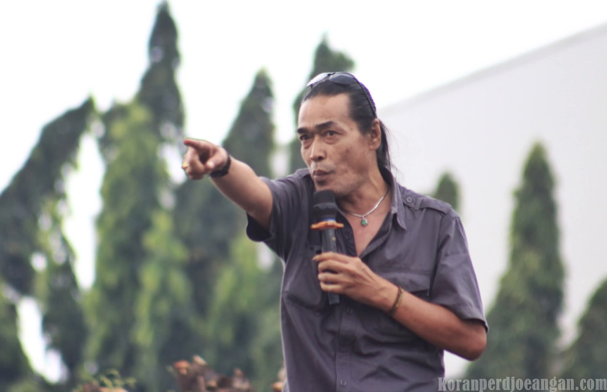 Pangkorda Garda Metal FSPMI Bekasi Turut Berorasi di Depan PT Yamaha Music Manufacturing Asia