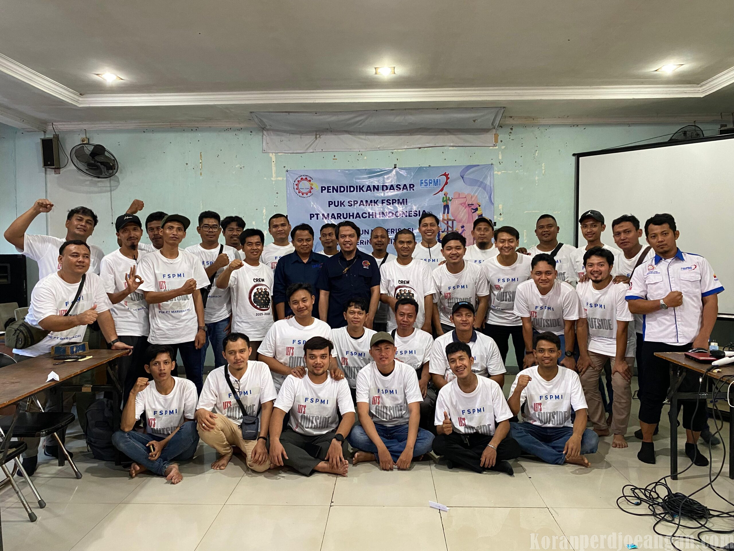 Pendidikan Dasar PUK SPAMK FSPMI PT. Maruhachi Indonesia : Membangun Kaderisasi yang Berintegritas