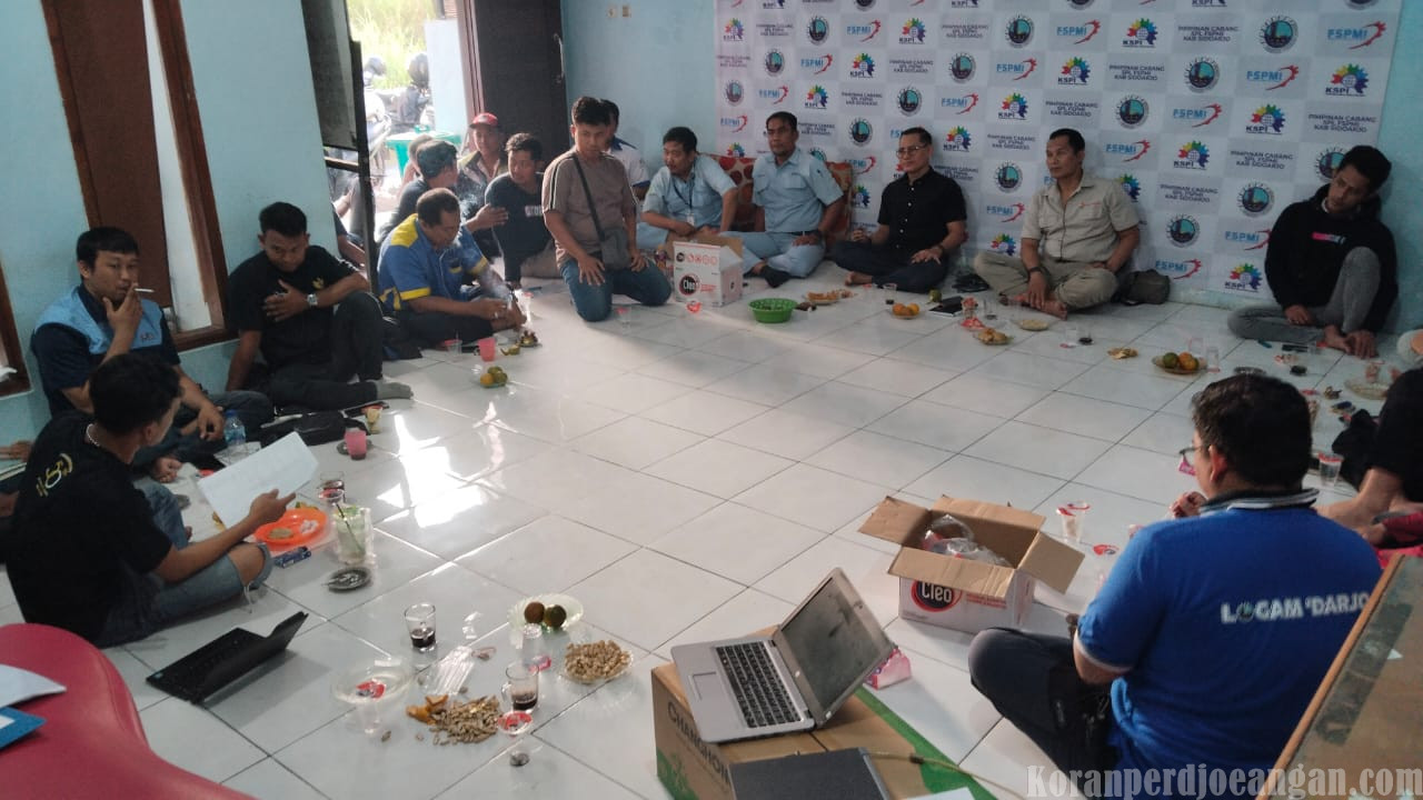 Rapat Rutin PC SPL FSPMI Sidoarjo Bahas Aksi Demonstrasi di Tiga Lokasi