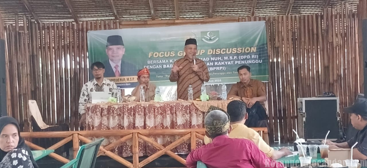 Anggota DPD RI KH Muhammad Nuh, Serap Aspirasi Masyarakat Adat Rakyat Penunggu