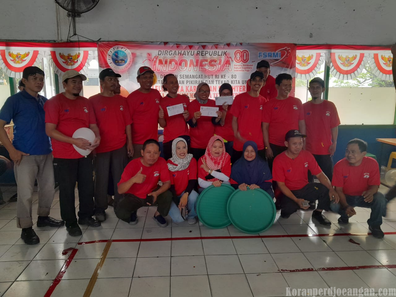 PUK SPL FSPMI PT Daelim Indonesia Gelar Berbagai Lomba Peringati HUT Kemerdekaan RI