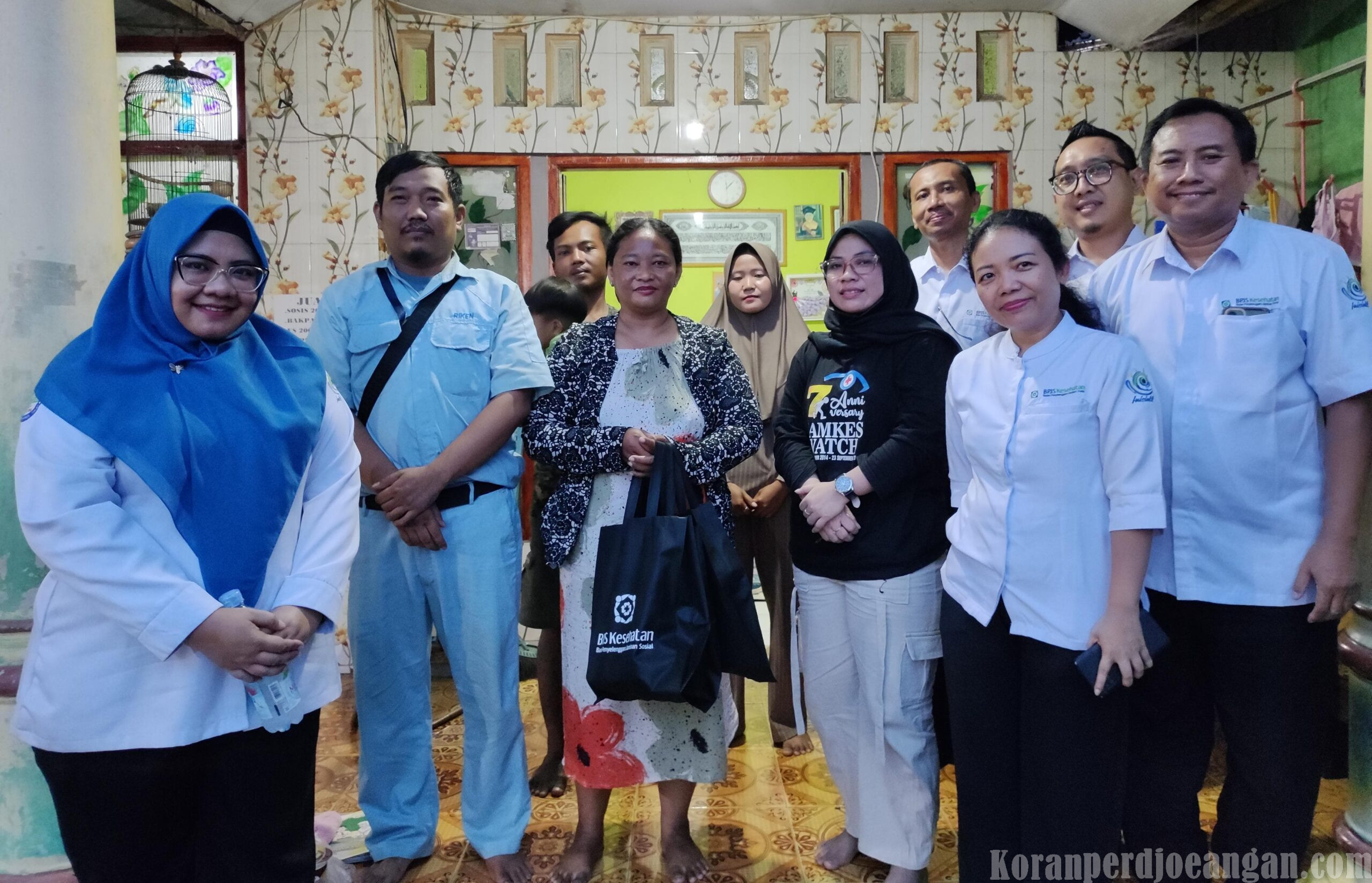 BPJS Kesehatan dan Jamkeswatch Sidoarjo Datangi Kediaman Korban Pungli Oknum Petugas Klinik