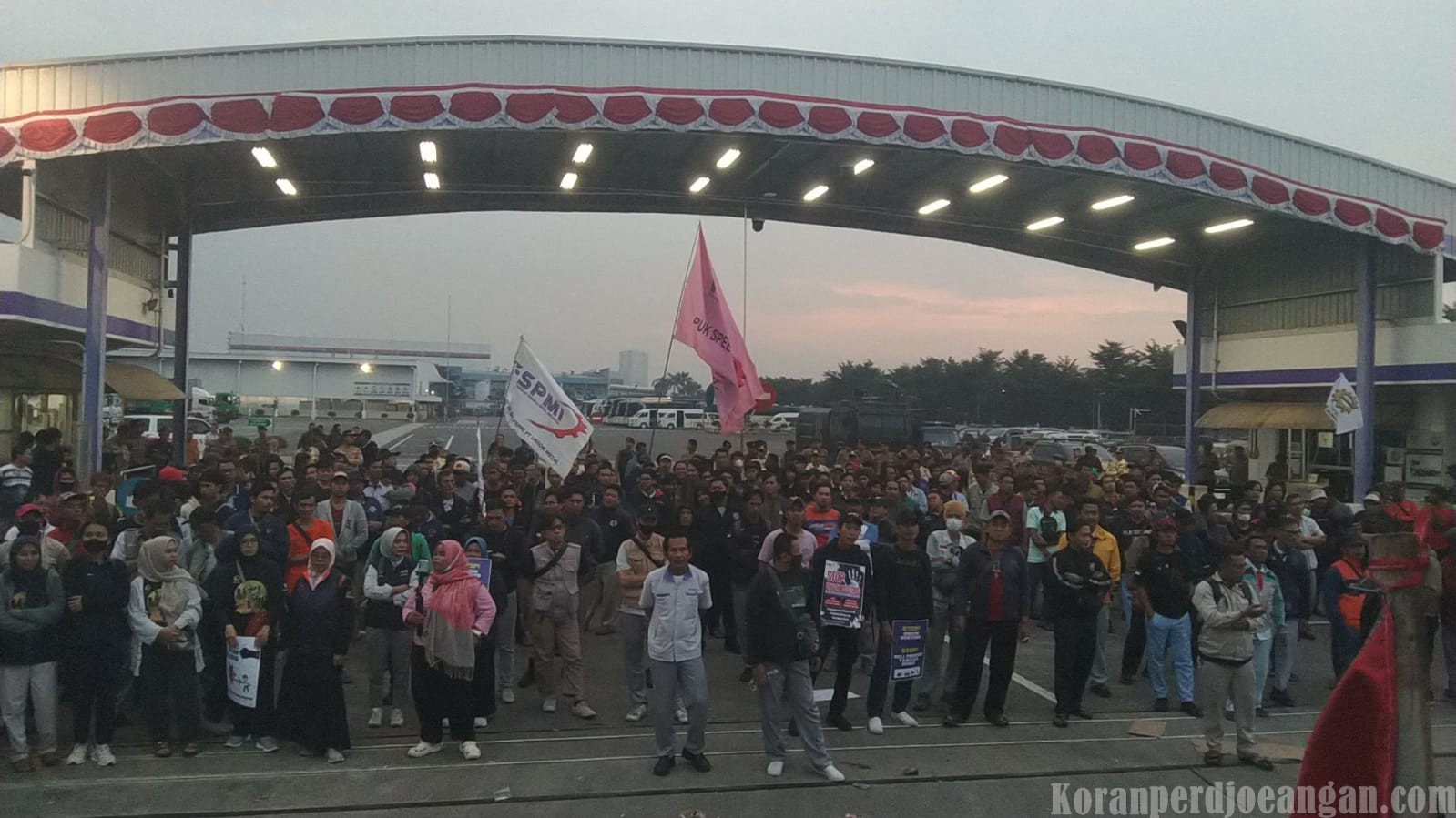 Pangkorda Garda Metal FSPMI Himbau Massa Aksi Solidaritas Tidak Anarkis