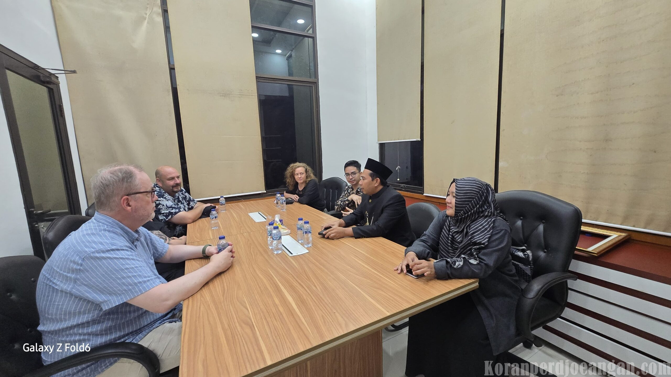 Dewan Surohman Sambut Delegasi Serikat Pekerja Finlandia