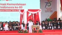 Wakil Bupati Bekasi Pimpin Upacara Penurunan Bendera Merah Putih dalam Peringatan HUT 80 RI Wakil Bupati Bekasi Pimpin Upacara Penurunan Bendera Merah Putih dalam Peringatan HUT 80 RI