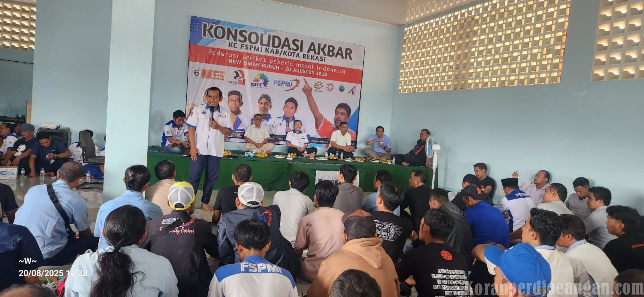 FSPMI Bekasi Gelar Konsolidasi Akbar di New Omah Buruh