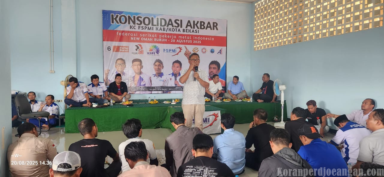 Orasi Presiden FSPMI dalam Konsolidasi Akbar di New Omah Buruh