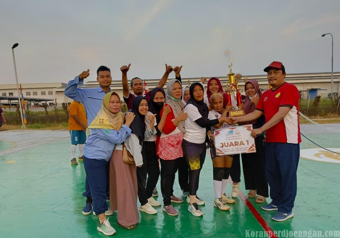 Turnamen Olahraga PT. Marsol Selesaikan Cabang Bola Voli