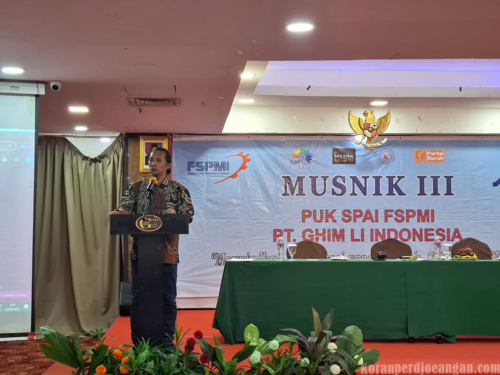 Hadiri Musnik 3 PT.Ghim Li Indonesia, Yapet Ramon ” Nyalakan lampu itu dan terangkan kembali”
