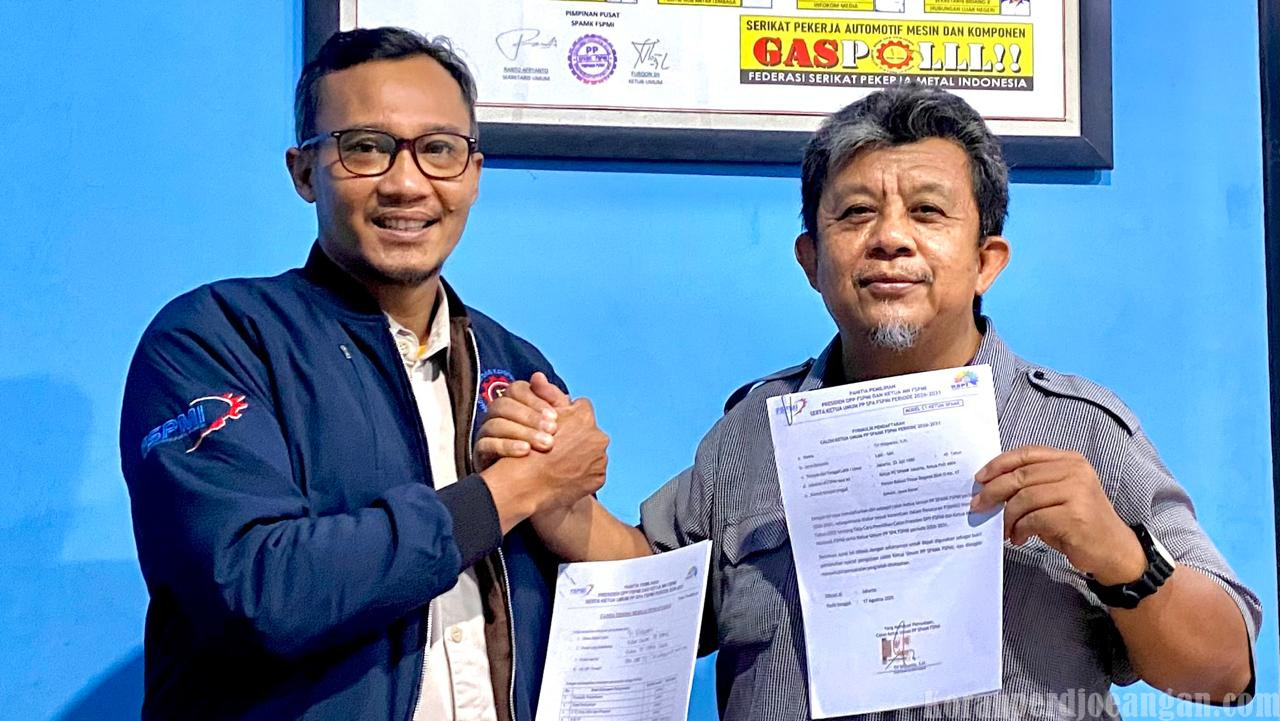 Tri Widyanto Resmi Daftarkan Diri Sebagai Calon Ketua Umum PP SPAMK FSPMI Periode 2026-2031