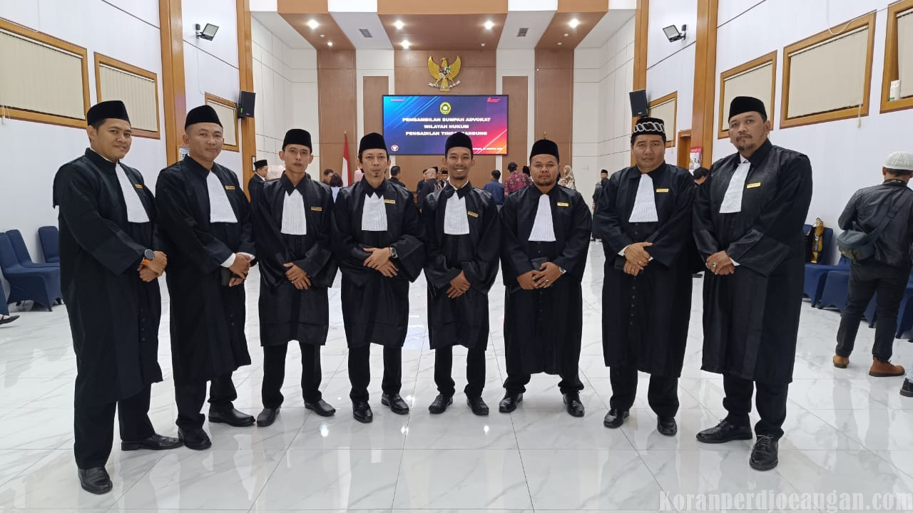 Pengambilan Sumpah Advokat Peradi Nusantara