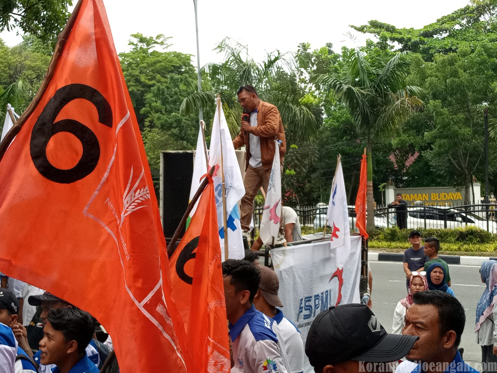 Garis Perjuangan Kaum Buruh, Yudi Efrizon: FSPMI dan Partai buruh Tidak bisa terpisahkan