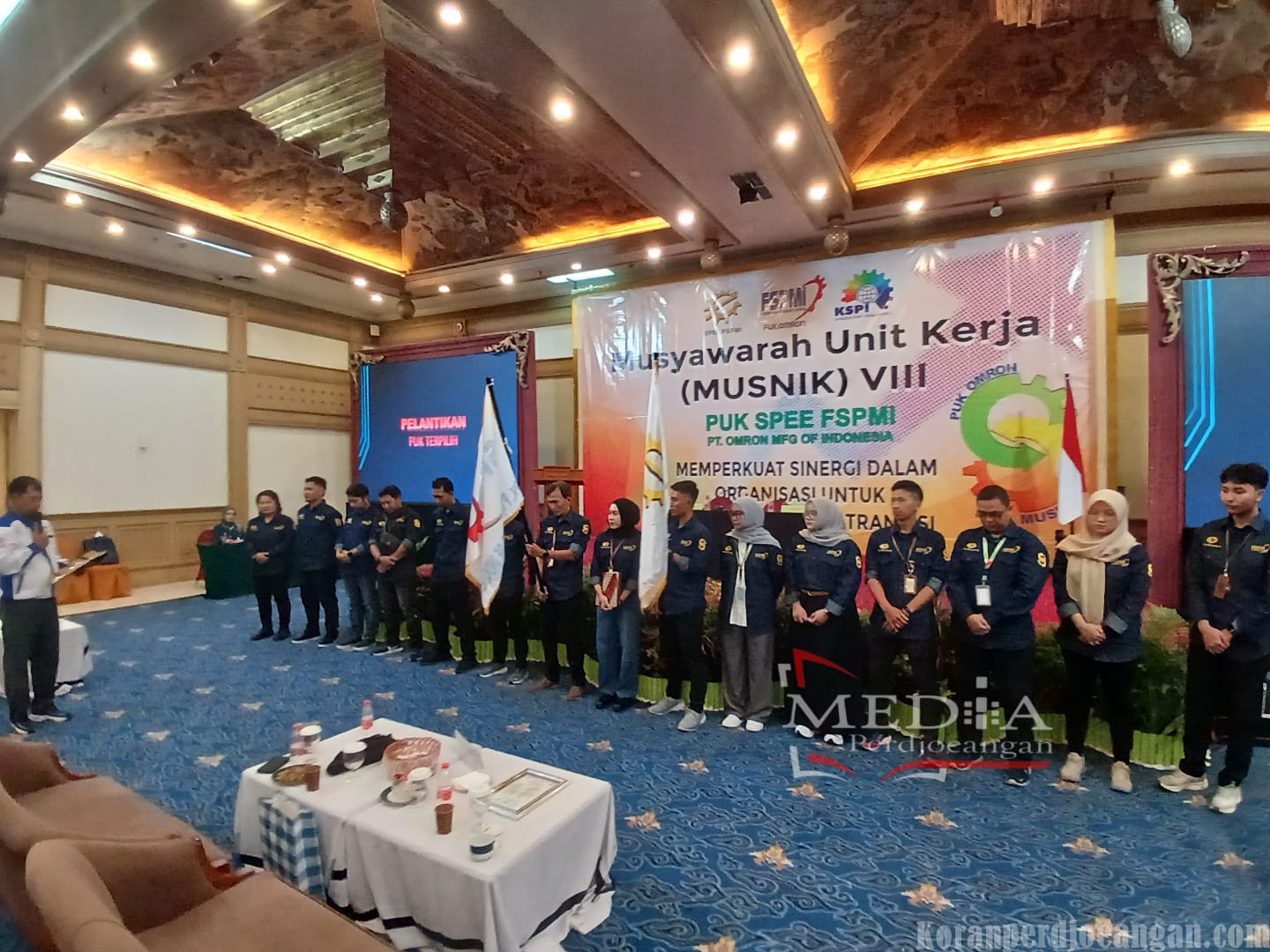 Susunan Pengurus PUK SPEE FSPMI PT. Omron Manufacturing Of Indonesia Hasil Musnik VIII