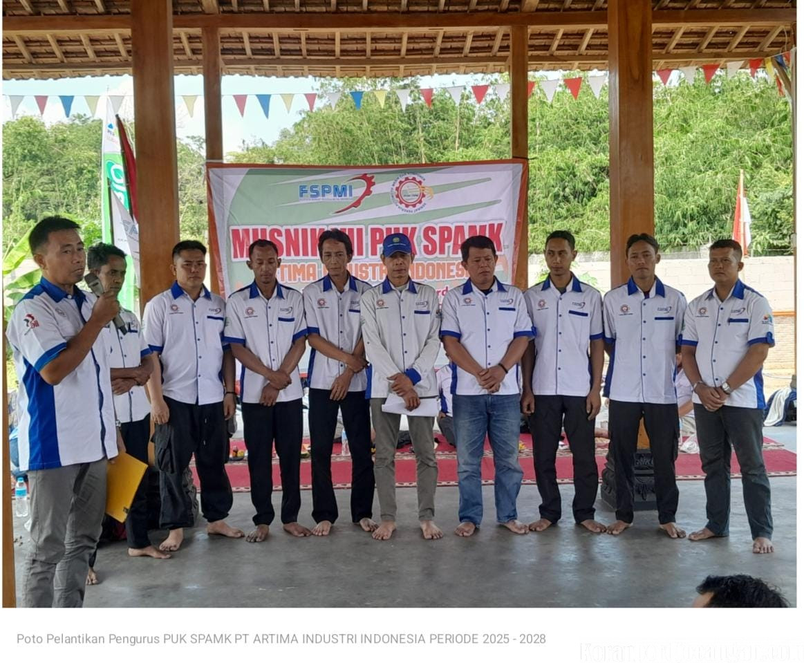 Haryanto Kembali Pimpin PUK SPAMK FSPMI PT Artima Industri Indonesia Periode 2025–2028