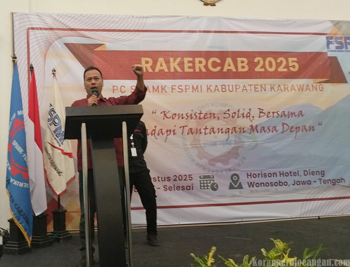 Ketua PC SPAMK FSPMI Karawang: Konsisten, Solid, dan Bersama Hadapi Tantangan yang Tak Semakin Baik di Masa Depan