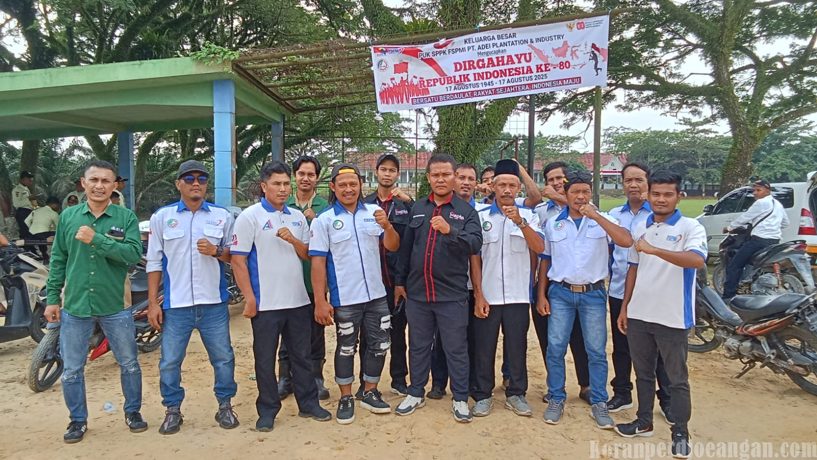 FSPMI PT Adei Plantation Gelar Upacara HUT ke-80 RI