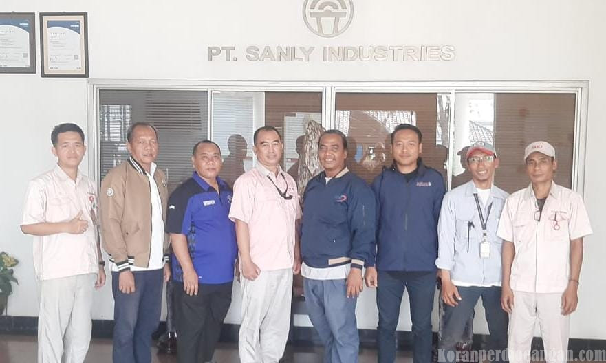 Kunker FSPMI PT. YIMM, Sambangi PUK PT. Sanly Industries