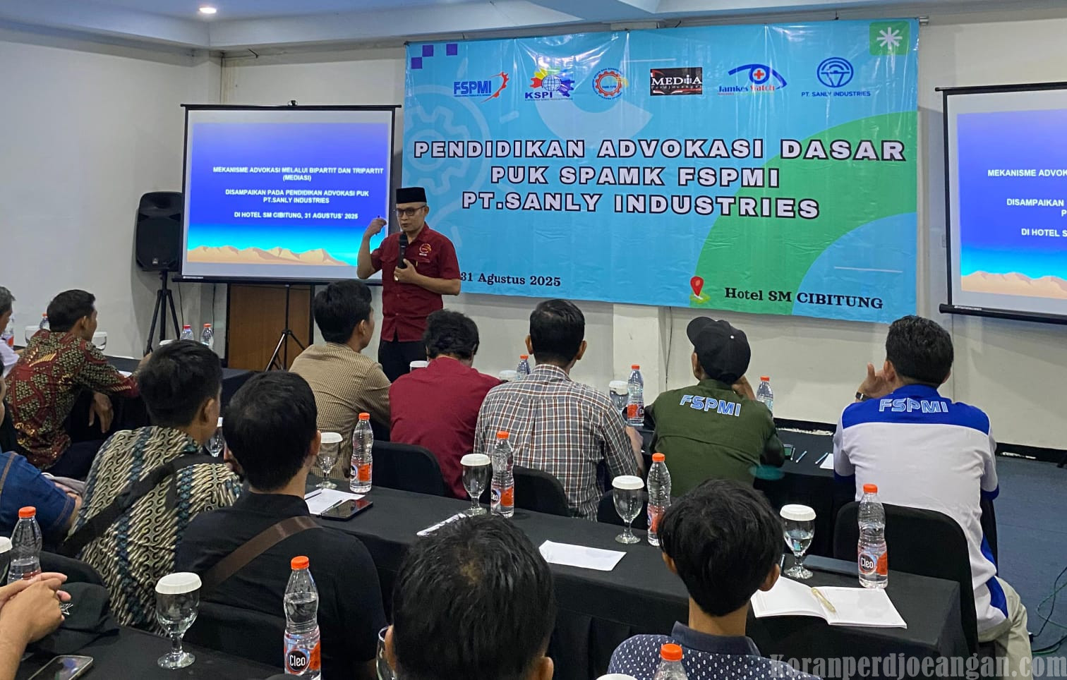 PUK SPAMK FSPMI PT. Sanly Adakan Pendidikan Dasar Advokasi