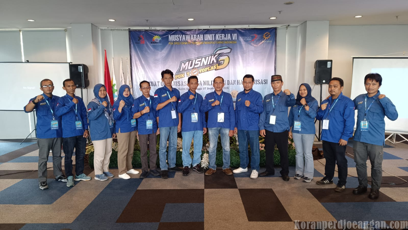 Susunan Pengurus PUK SPEE FSPMI PT. Toyoplas Manufacturing Indonesia Periode 2024-2029