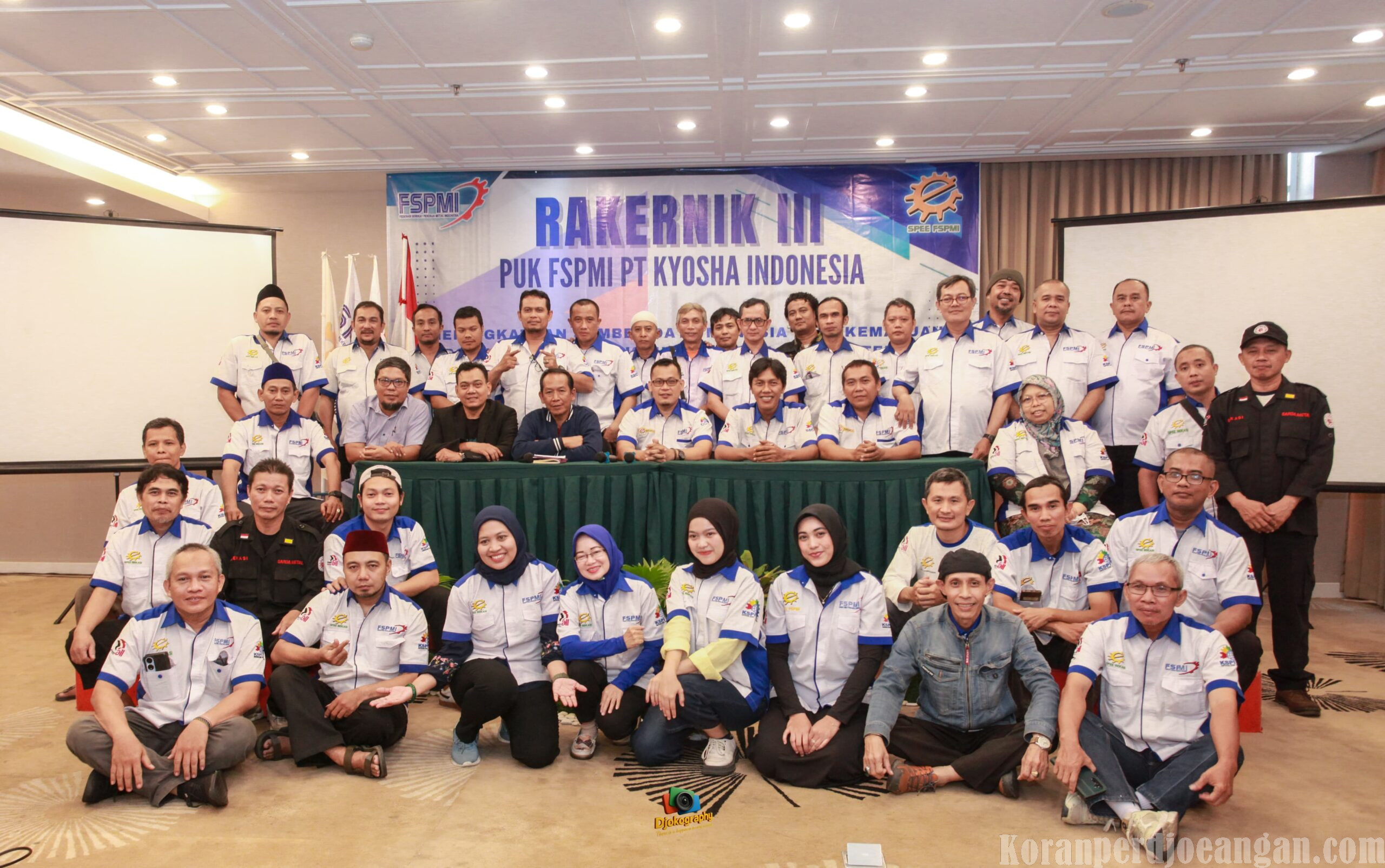 Tingkatkan SDM, Serikat Pekerja FSPMI PT Kyosha Indonesia Gelar Rakernik ke-3
