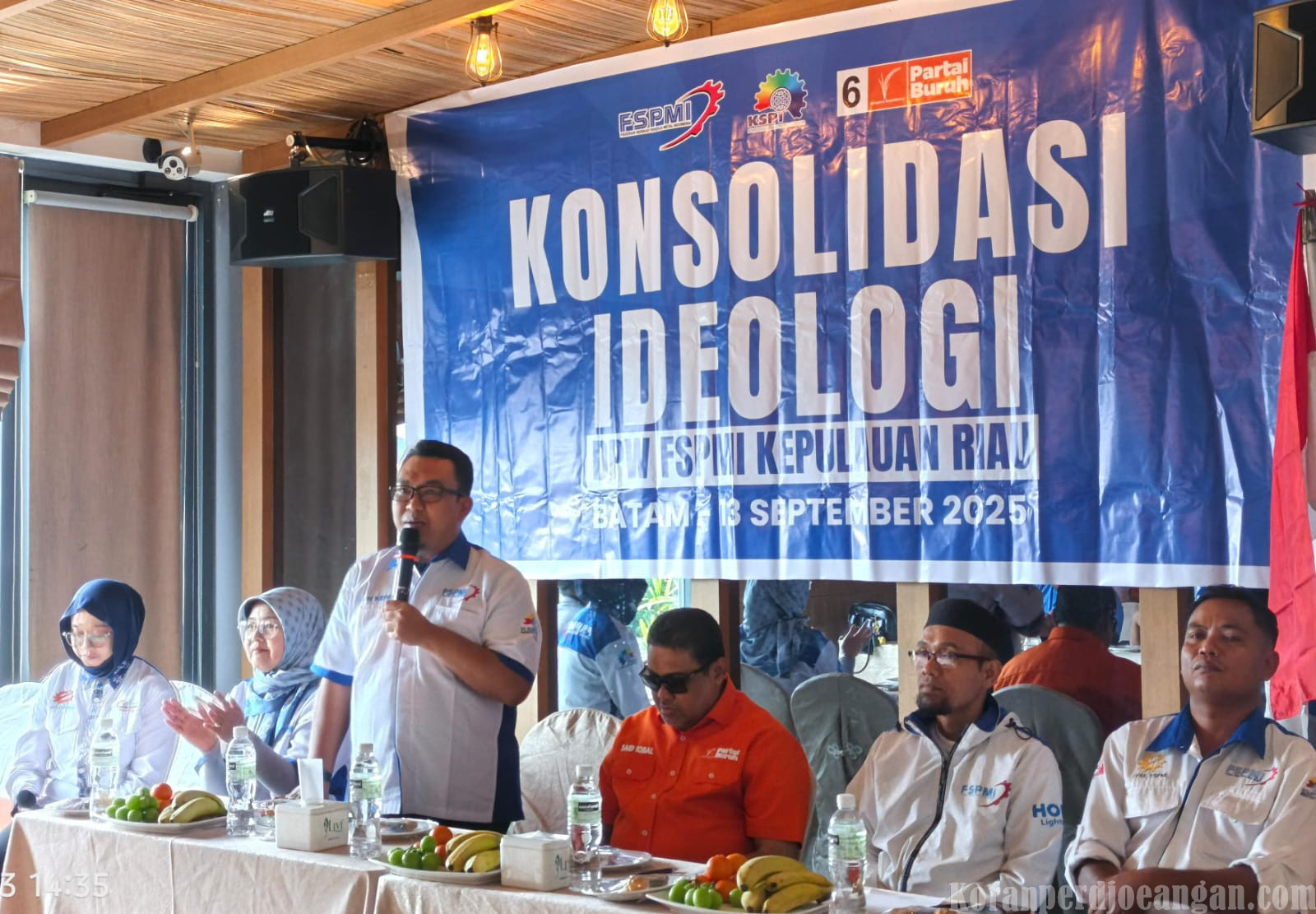 DPW FSPMI Kepri Gelar Konsolidasi Ideologi di Batam