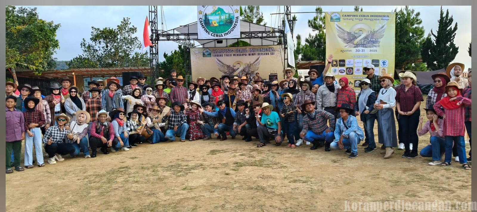Camping Ceria Indonesia Rayakan Anniversary ke-2 dengan Meriah