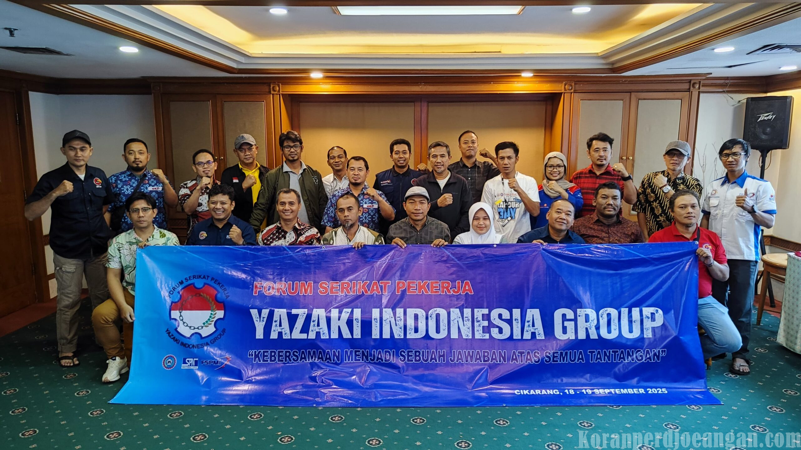 Struktur Pengurus Forum Serikat Pekerja Yazaki Indonesia Group Periode 2025-2028