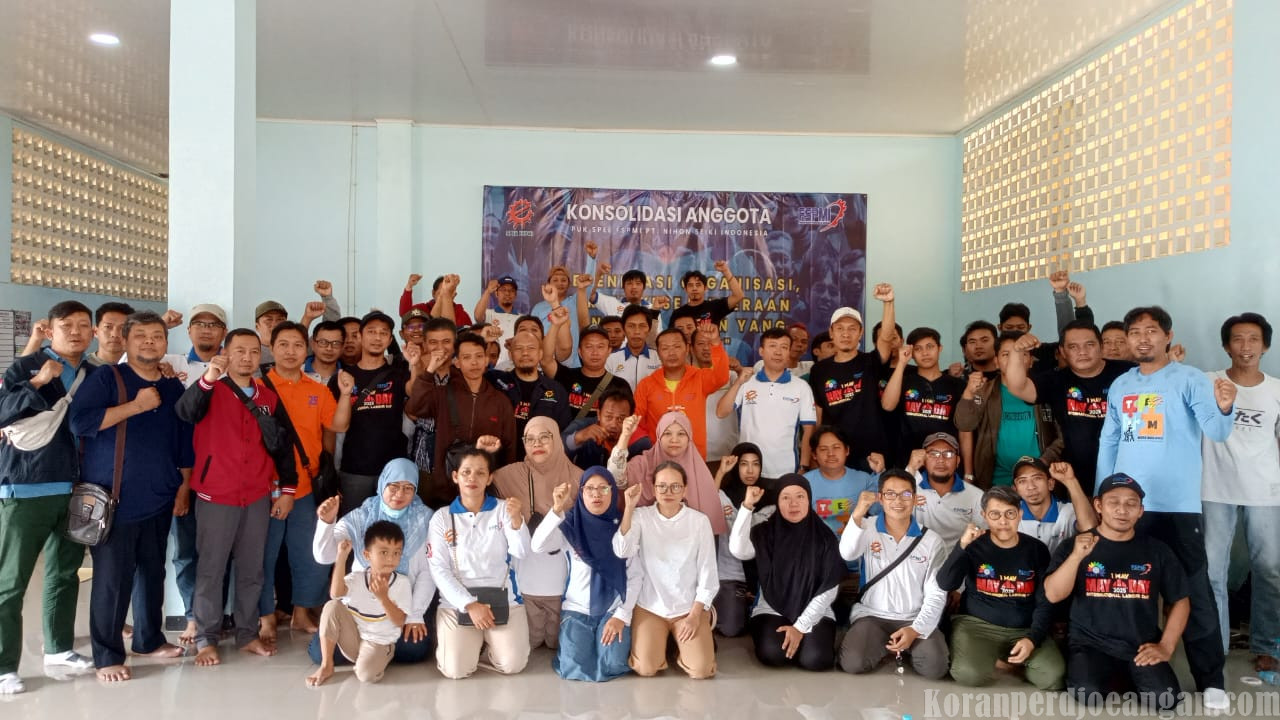 Bahas Magang dan Outsourcing, FSPMI Nihon Seiki Indonesia Selenggarakan Konsolidasi Organisasi