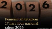 Resmi, Pemerintah Rilis Libur Nasional dan Cuti Bersama Tahun 2026 Resmi, Pemerintah Rilis Libur Nasional dan Cuti Bersama Tahun 2026