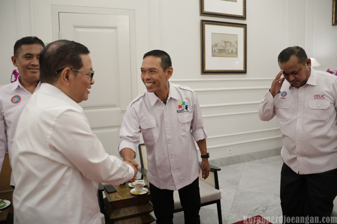 Bertemu KSPI dan KSPSI AGN DKI, Pramono Anung Diminta Buat Regulasi Pekerja Platform Digital