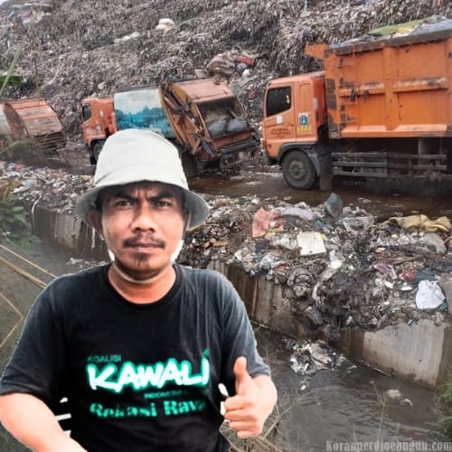 TPA Sumur Batu Sering Longsor Disertai Bau Busuk Menyebar, Kawali Bekasi : Bukti Kegagalan Tata Kelola
